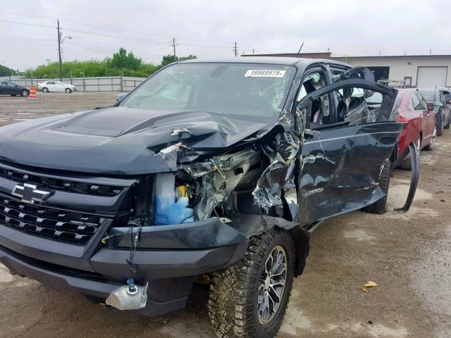 1GCGTEEN1H1264888 - 2017 CHEVROLET COLORADO Z GRAY photo 9