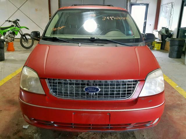 2FMZA52256BA44613 - 2006 FORD FREESTAR S RED photo 9