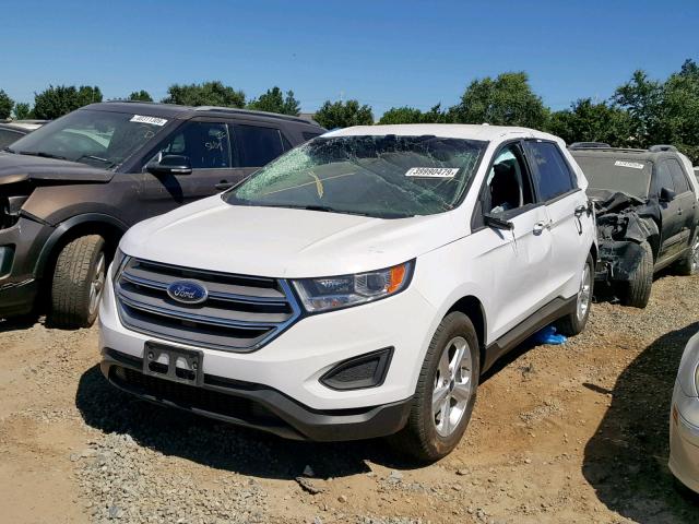 2FMPK3G90JBB53455 - 2018 FORD EDGE SE WHITE photo 2