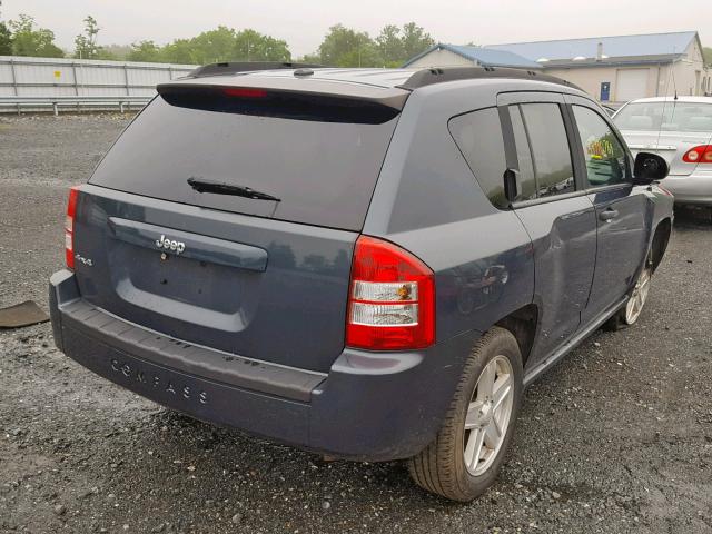 1J8FF47W67D261106 - 2007 JEEP COMPASS CHARCOAL photo 4