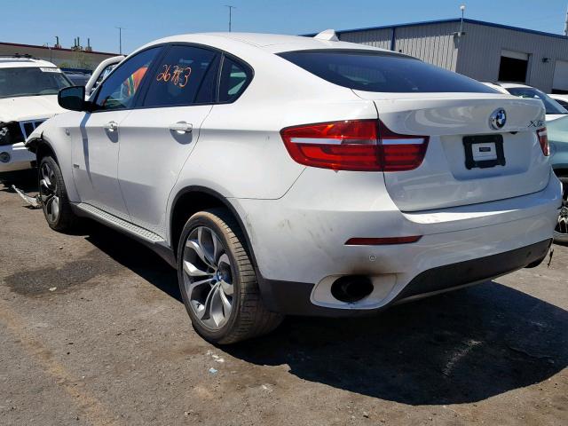 5UXFG2C55E0H10027 - 2014 BMW X6 XDRIVE3 WHITE photo 3