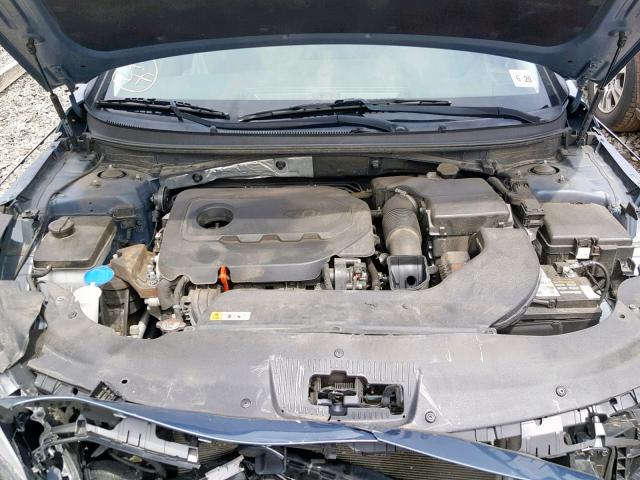 5NPE34AF5FH083475 - 2015 HYUNDAI SONATA SPO BLUE photo 7