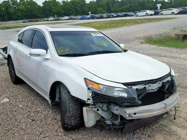 19UUA8F31EA005872 - 2014 ACURA TL SE WHITE photo 1