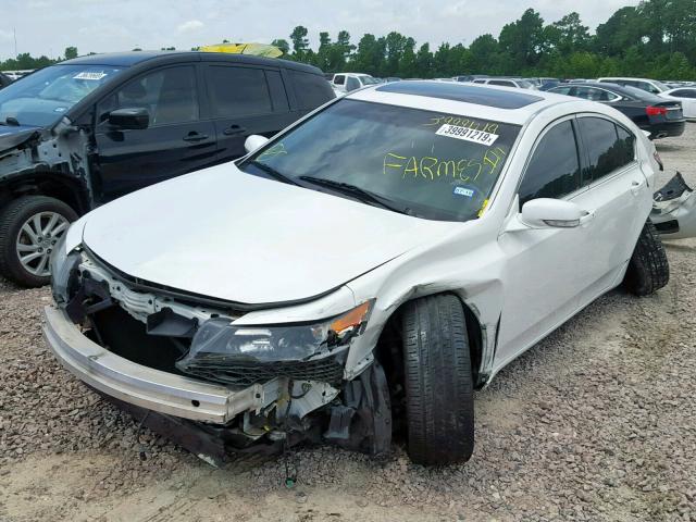 19UUA8F31EA005872 - 2014 ACURA TL SE WHITE photo 2