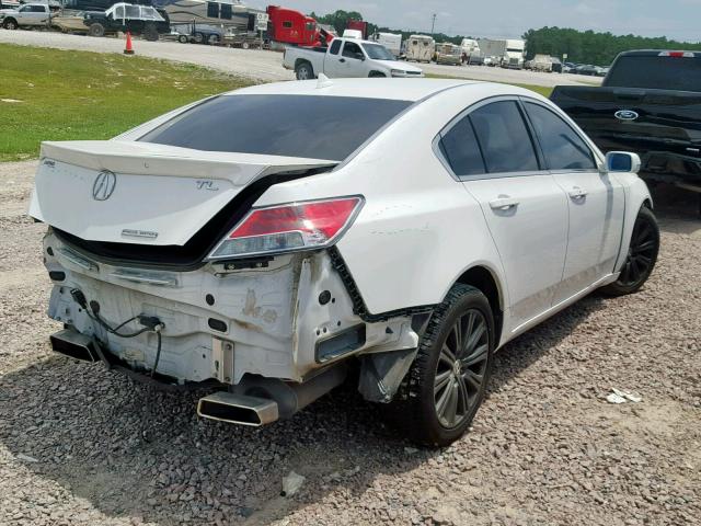 19UUA8F31EA005872 - 2014 ACURA TL SE WHITE photo 4