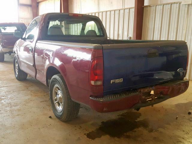 2FTRF17W44CA55264 - 2004 FORD F-150 HERI MAROON photo 3