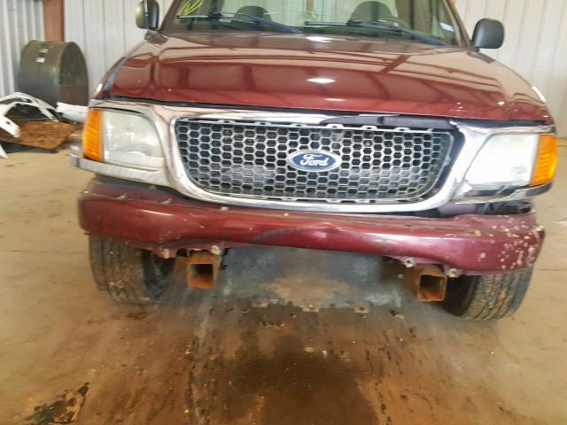 2FTRF17W44CA55264 - 2004 FORD F-150 HERI MAROON photo 9