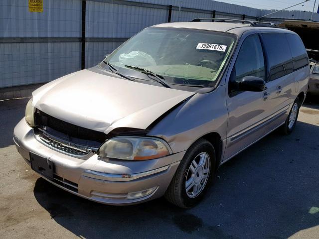 2FMZA524X3BB84380 - 2003 FORD WINDSTAR S GOLD photo 2