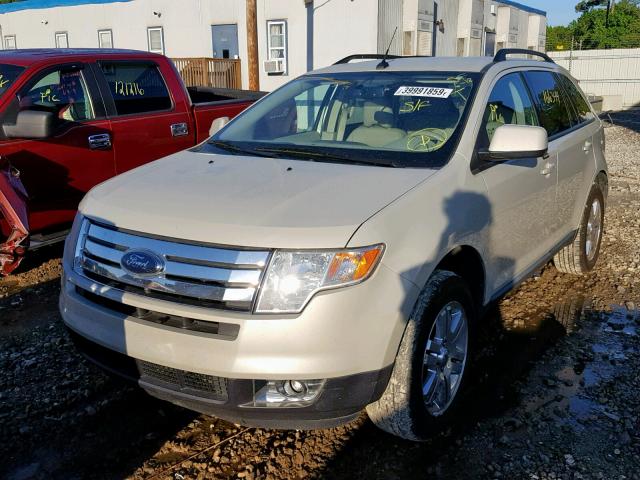 2FMDK49C57BB02995 - 2007 FORD EDGE SEL P CREAM photo 2