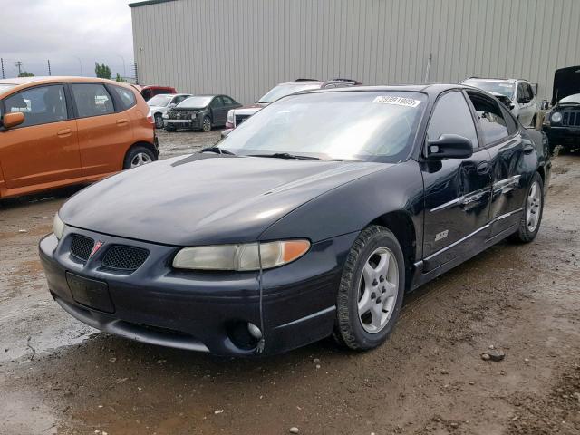 1G2WP5213WF216850 - 1998 PONTIAC GRAND PRIX BLACK photo 2