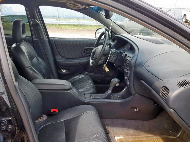 1G2WP5213WF216850 - 1998 PONTIAC GRAND PRIX BLACK photo 5