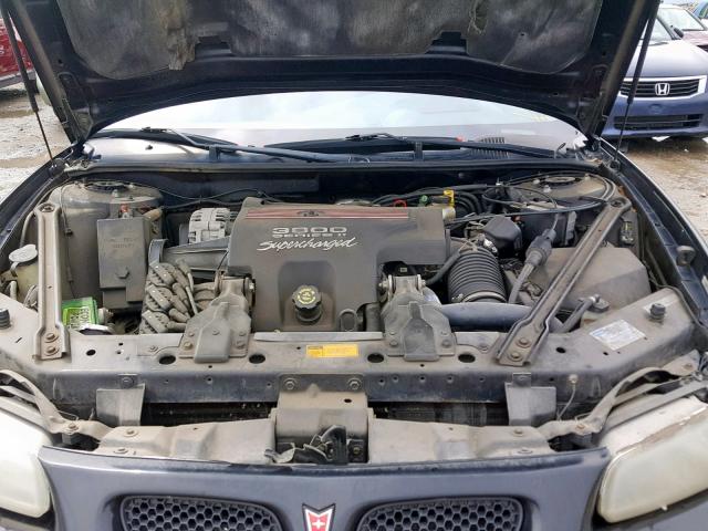 1G2WP5213WF216850 - 1998 PONTIAC GRAND PRIX BLACK photo 7