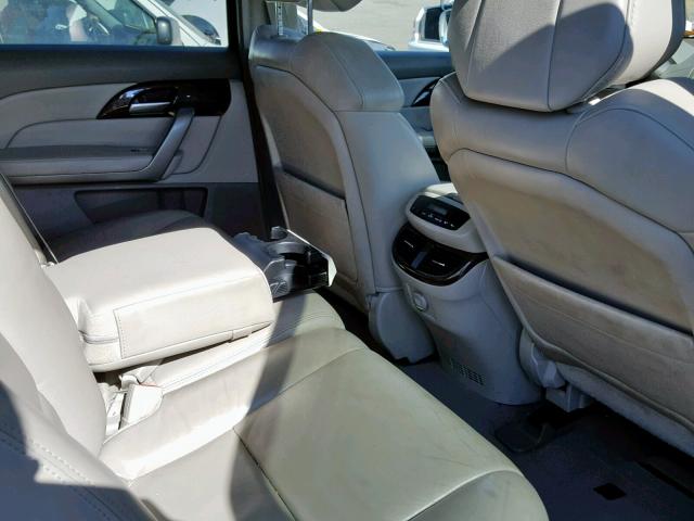 2HNYD2H20CH549913 - 2012 ACURA MDX SILVER photo 6