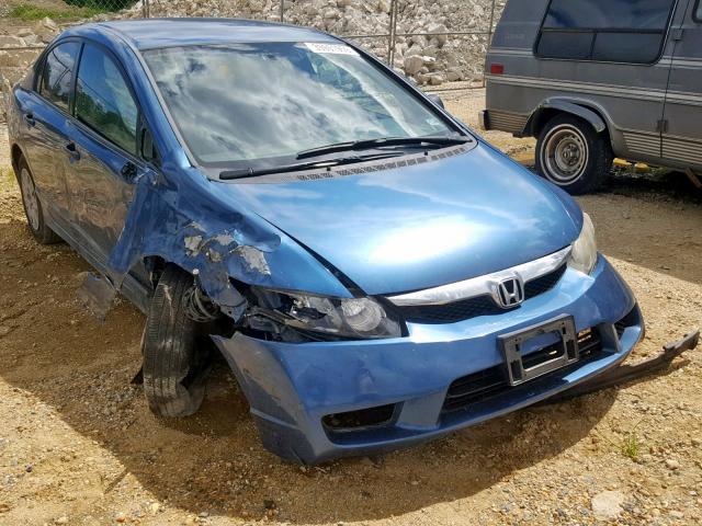 2HGFA1F36AH559212 - 2010 HONDA CIVIC VP BLUE photo 1