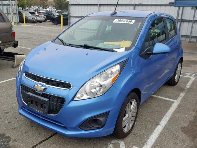 KL8CB6S90DC570907 - 2013 CHEVROLET SPARK LS BLUE photo 2