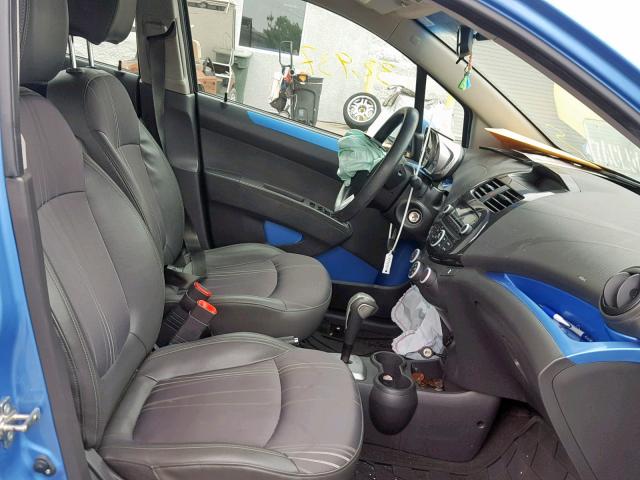 KL8CB6S90DC570907 - 2013 CHEVROLET SPARK LS BLUE photo 5