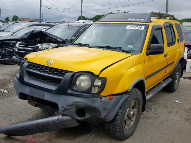 5N1ED28Y43C691466 - 2003 NISSAN XTERRA XE YELLOW photo 2