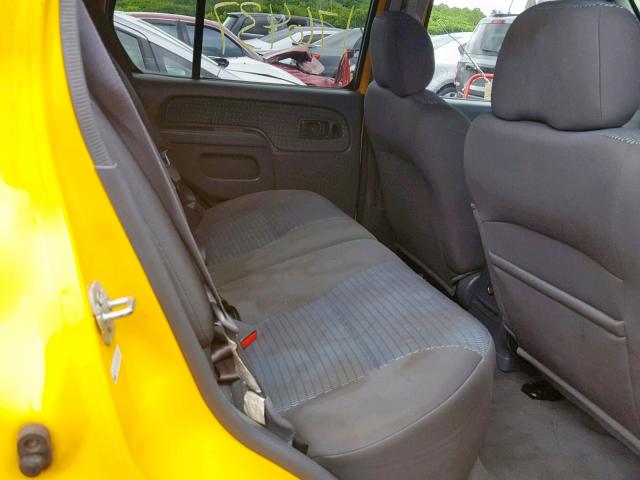 5N1ED28Y43C691466 - 2003 NISSAN XTERRA XE YELLOW photo 6