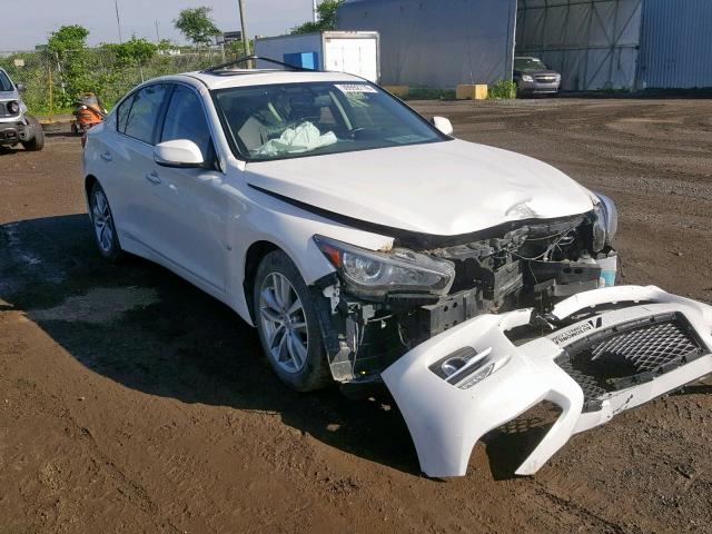 JN1BV7AR5EM706867 - 2014 INFINITI Q50 BASE WHITE photo 1