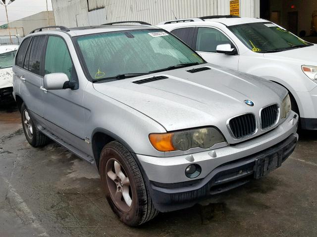 5UXFA53523LV90246 - 2003 BMW X5 3.0I SILVER photo 1