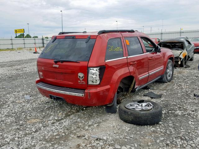 1J8HR582X5C520863 - 2005 JEEP GRAND CHER RED photo 4