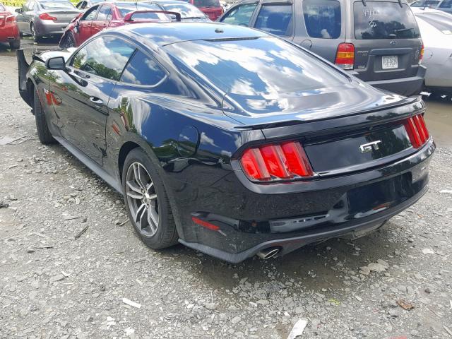 1FA6P8CF1F5301561 - 2015 FORD MUSTANG GT BLACK photo 3