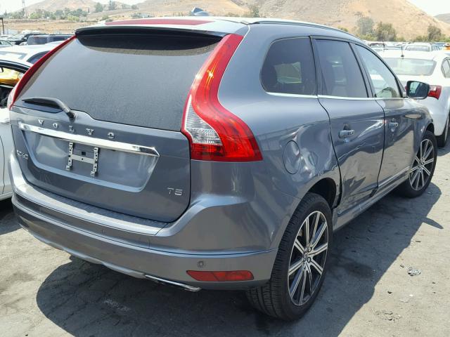 YV440MDK8G2832931 - 2016 VOLVO XC60 T5 GRAY photo 4