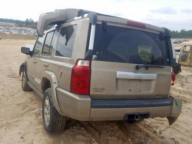 1J8HG58N46C204893 - 2006 JEEP COMMANDER TAN photo 3