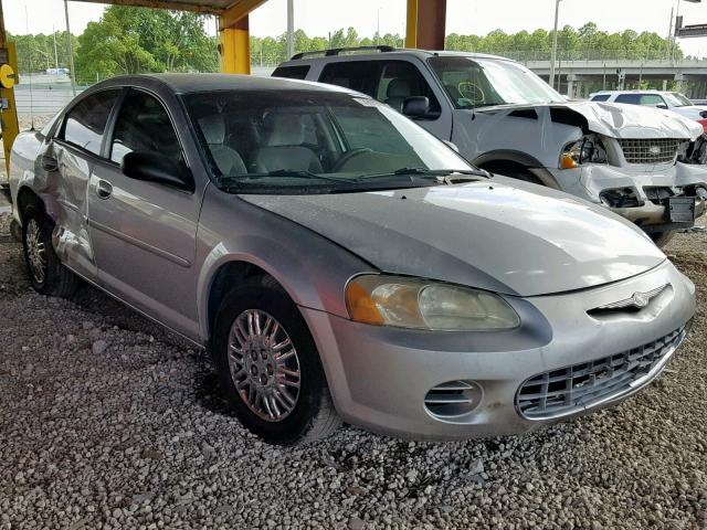 1C3EL46R12N350760 - 2002 CHRYSLER SEBRING LX SILVER photo 1