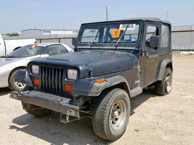 2J4FY29E3LJ528874 - 1990 JEEP WRANGLER / BLACK photo 2