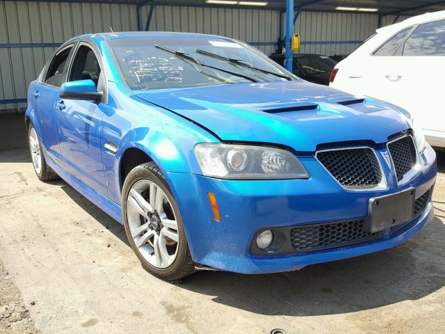 6G2ER57769L162276 - 2009 PONTIAC G8 BLUE photo 1