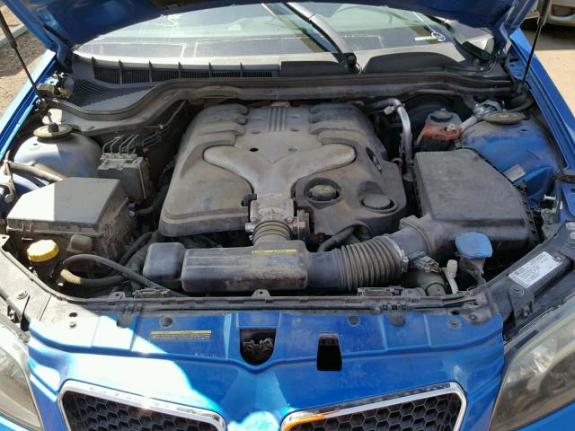 6G2ER57769L162276 - 2009 PONTIAC G8 BLUE photo 7