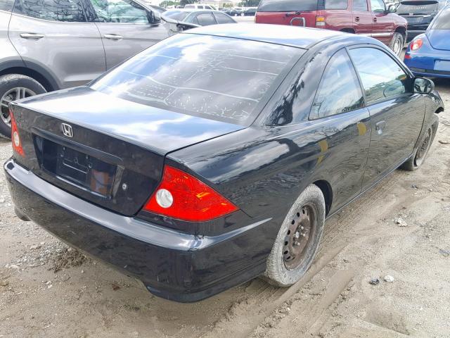 1HGEM22174L007240 - 2004 HONDA CIVIC DX V BLACK photo 4