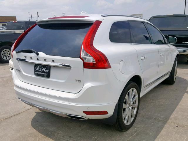 YV440MDU3H2176849 - 2017 VOLVO XC60 T5 WHITE photo 4