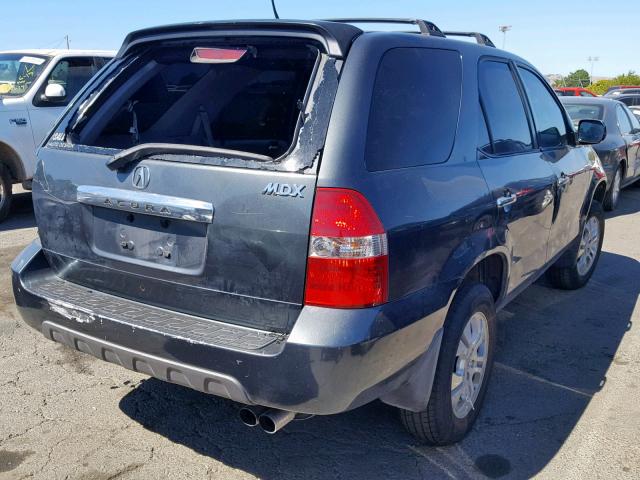 2HNYD18603H513202 - 2003 ACURA MDX TOURIN GREEN photo 4