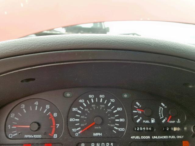 4N2DN1118VD841044 - 1997 NISSAN QUEST XE RED photo 8