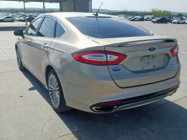 3FA6P0K95FR304361 - 2015 FORD FUSION TIT BEIGE photo 3