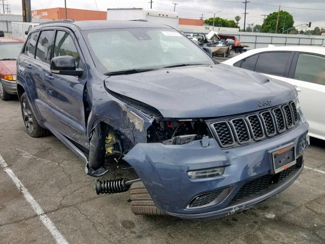 1C4RJEBGXKC698291 - 2019 JEEP GRAND CHER BLUE photo 1