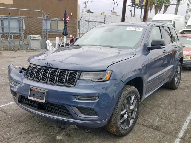 1C4RJEBGXKC698291 - 2019 JEEP GRAND CHER BLUE photo 2