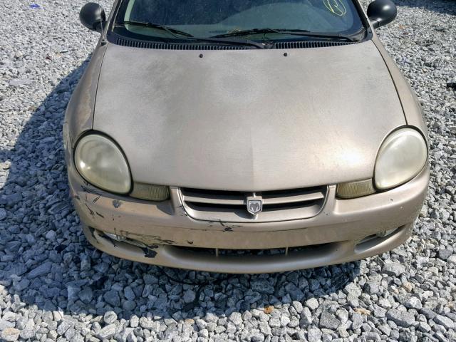 1B3ES56CX2D509993 - 2002 DODGE NEON ES GOLD photo 10