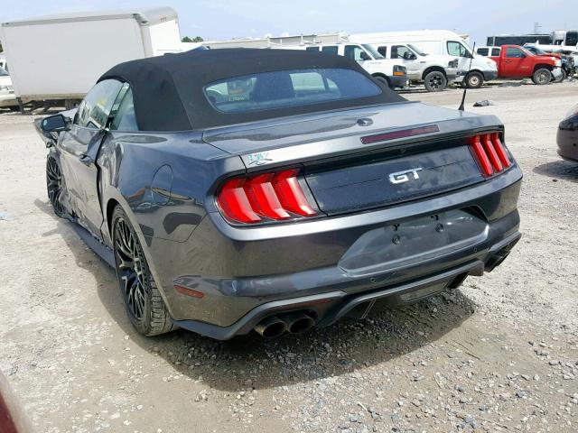 1FATP8FF0K5122923 - 2019 FORD MUSTANG GT GRAY photo 3