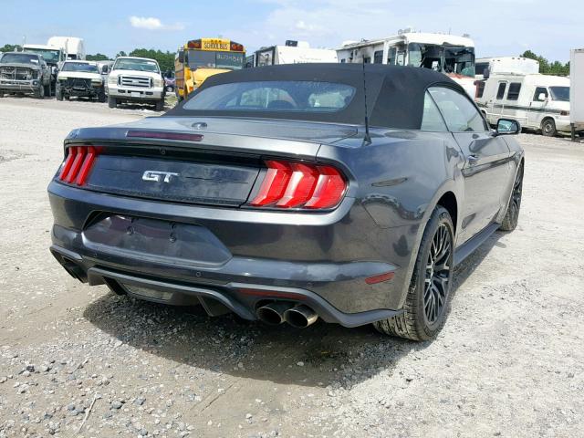 1FATP8FF0K5122923 - 2019 FORD MUSTANG GT GRAY photo 4