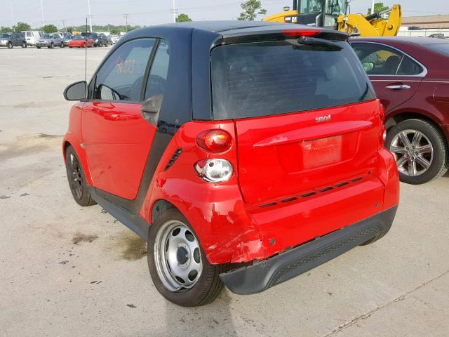 WMEEJ3BA9DK597848 - 2013 SMART FORTWO PUR RED photo 3