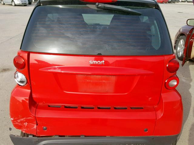 WMEEJ3BA9DK597848 - 2013 SMART FORTWO PUR RED photo 6