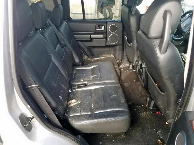 SALAD25475A310396 - 2005 LAND ROVER LR3 SE SILVER photo 6