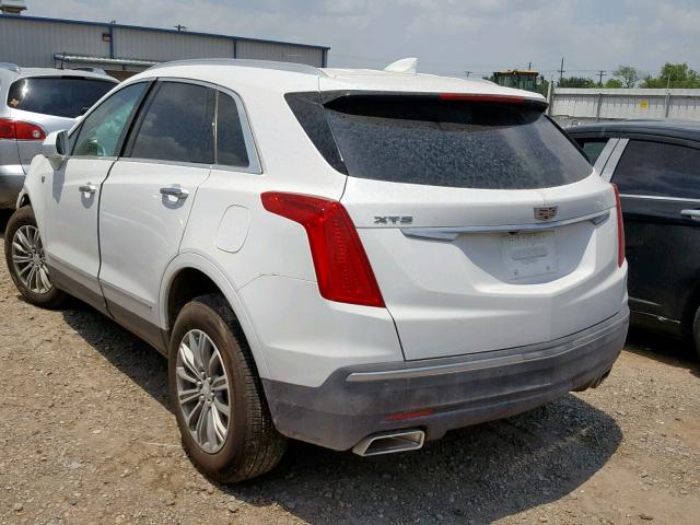 1GYKNBRSXHZ158664 - 2017 CADILLAC XT5 LUXURY WHITE photo 3