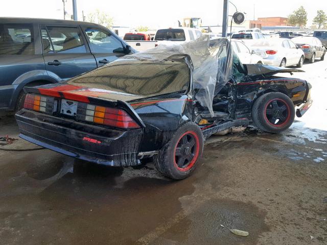 1G1FP23EXNL107029 - 1992 CHEVROLET CAMARO RS BLACK photo 4