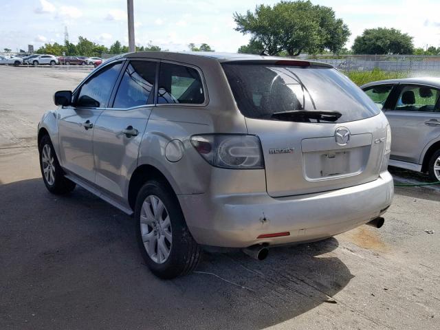 JM3ER293X80194205 - 2008 MAZDA CX-7 SILVER photo 3