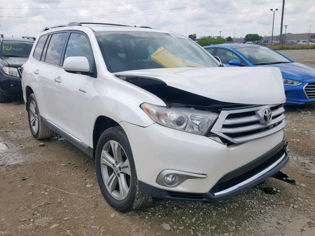 5TDDK3EH2BS060471 - 2011 TOYOTA HIGHLANDER WHITE photo 1