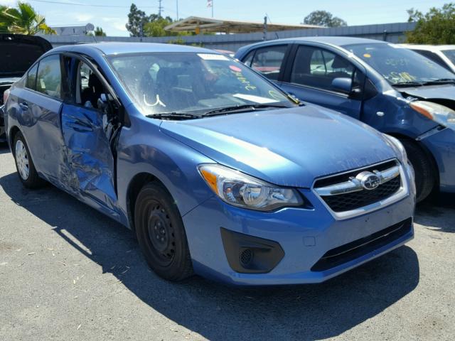 JF1GJAA68EH018572 - 2014 SUBARU IMPREZA BA BLUE photo 1